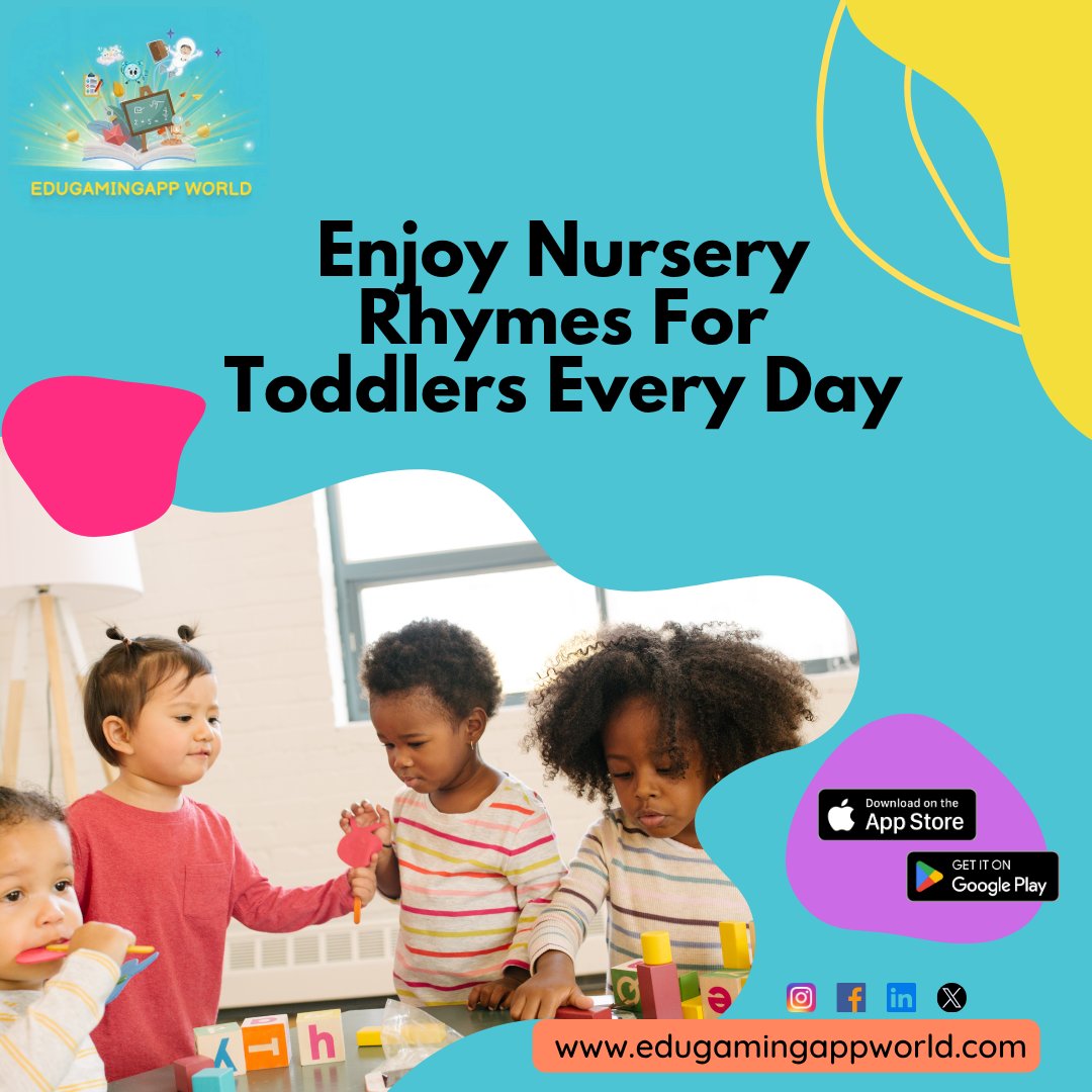 LinSnowTV1's tweet image. 🎶 Toddlers love learning through music!

Enjoy nursery rhymes every day with Edugamingappworld 👶✨

📲 Download now:
Google Play: play.google.com/store/apps/det…
App Store: apps.apple.com/app/kids-eduga…
🌐 edugamingappworld.com

#Edugamingappworld #Toddlers #KidsLearning #NurseryRhymes