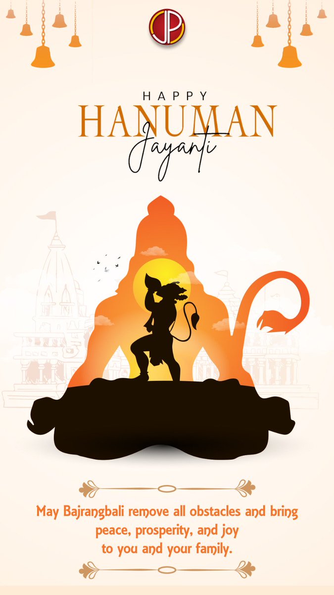 jpbangles's tweet photo. May Bajrangbali remove all obstacles and bring peace, prosperity, and joy to you and your family. Happy Hanuman Jayanti!

#happyhanumanjayanti #hanumanjayanti #Bajrangbali https://t.co/dCHAIKTsML