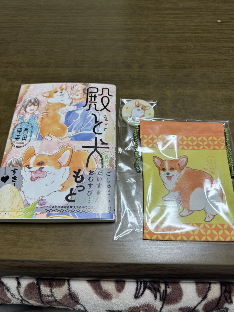s13_penguin's tweet photo. 殿と犬の6巻届いたーーーー♥️
グッズ付き予約してたから書店販売より遅くなったけどマジで嬉しい🥰
そして5巻に続いて6巻も西田先生@itikogi の直筆サイン入り🥰
ほんと俺の宝物✨✨
 帯まで隅から隅まで見て保管してる本は殿犬だけ😁
恒例の1巻から読み直しします☺️
#殿と犬(6)  #西田理英 https://t.co/Gflo0HbscM