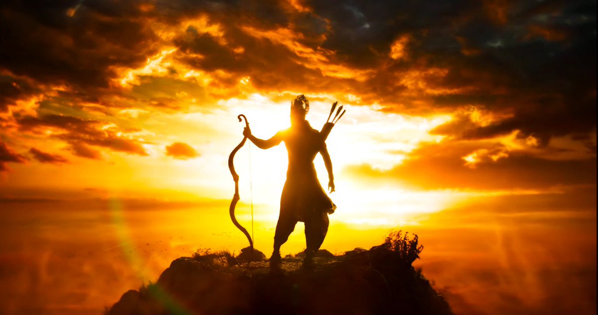 CinemaIsHeart's tweet photo. Indian cinema’s most anticipated epic saga #RamayanaPart1 makes a thunderous impact with its first glimpse “Rama” — and it truly feels insane, epic, and spectacular. 🔥✨

Superstar #RanbirKapoor looks absolutely majestic as Lord Rama, radiating calmness, power, and spiritual intensity while perfectly capturing the grace and strength of the legendary character, and what makes it even more striking is his transformation from the violent, complex man-child in Animal to such divine purity, a shift that feels bold, layered, and truly remarkable, instantly elevating expectations from the film. 🔥

A sheer visual wonder, stunning VFX, massive sets, and the powerful combo of the legends Hans Zimmer × A. R. Rahman deliver a thunderous, global impact, making Ramayana feel truly unforgettable. ✨

Ramayana : Part 1 is set to release worldwide on Diwali 2026 in cinemas, get ready for an epic cinematic spectacle! 🎬💥

Jay Shree Ram! 🚩🙏