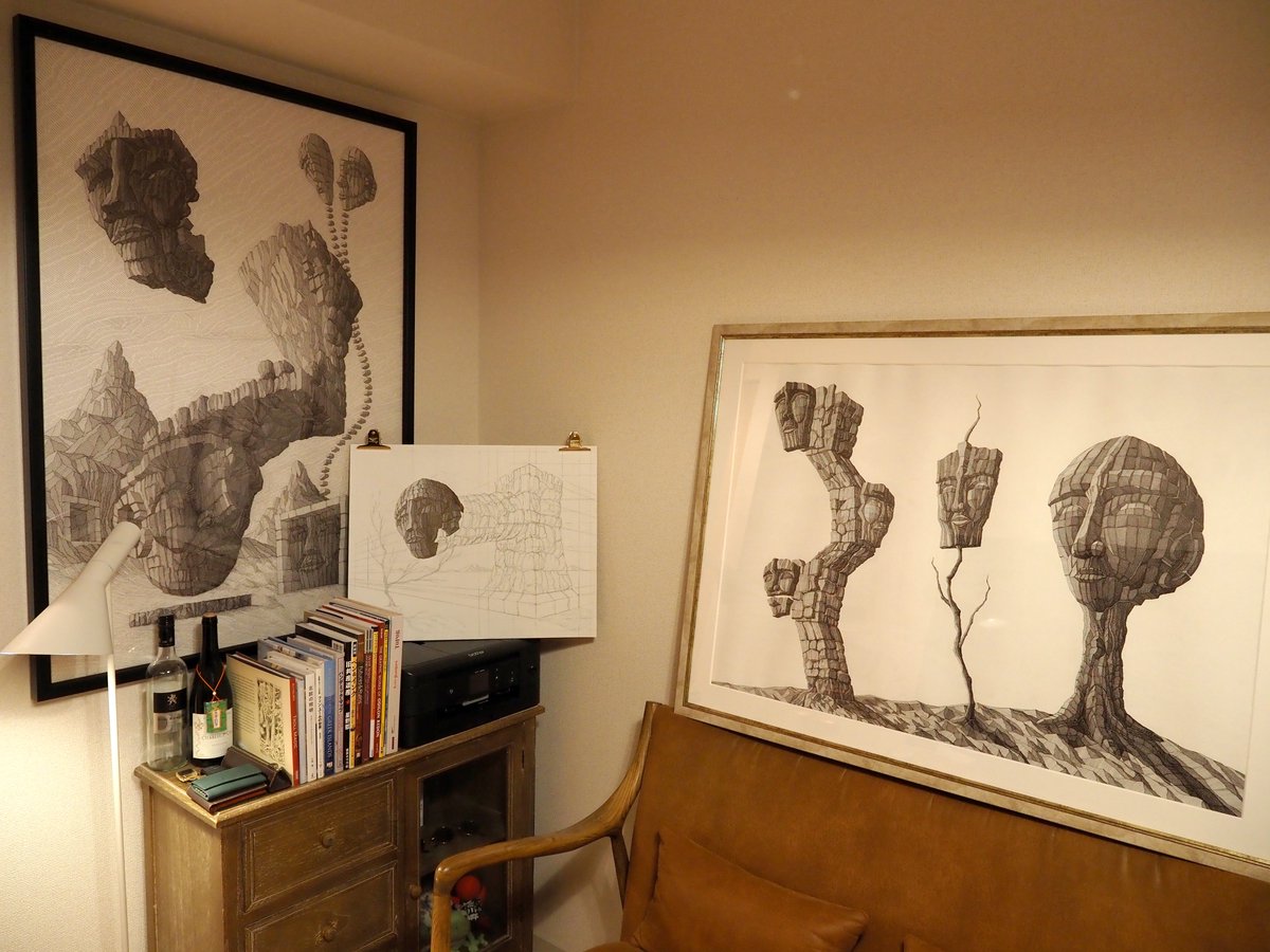 石像の画家Jun tweet media