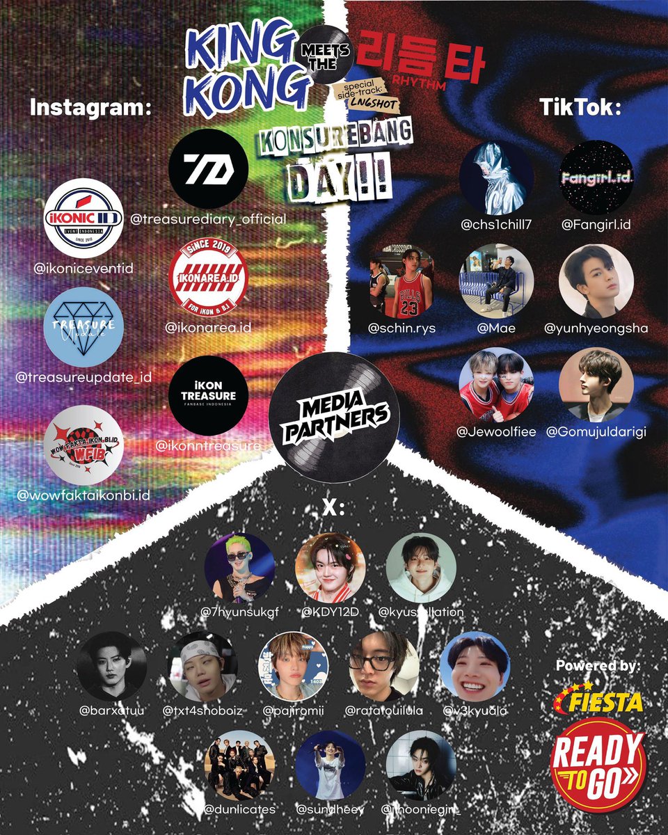 🎤KONSURAEBANG DAY🎶
Kingkong Meets The Rhythm ✨

Road To TREASURE’s PULSE ON &amp; iKON FOUREVER World Tour in Jakarta🩵❤️

And Also, Big shoutout to our special side track, LONGSHOT, for all the SHOTIES!💃

📌 FREE ENTRY
See you there. Don’t miss it. 🎤✨