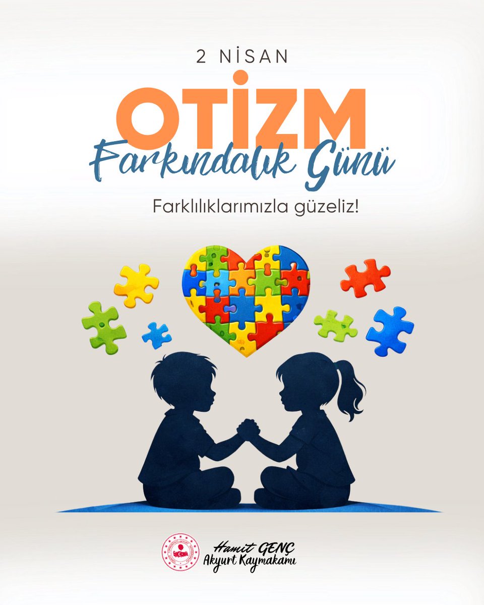 AkyurtKaymakaml's tweet photo. Otizm engel değil, farklılıktır. https://t.co/11c8IFBhzO