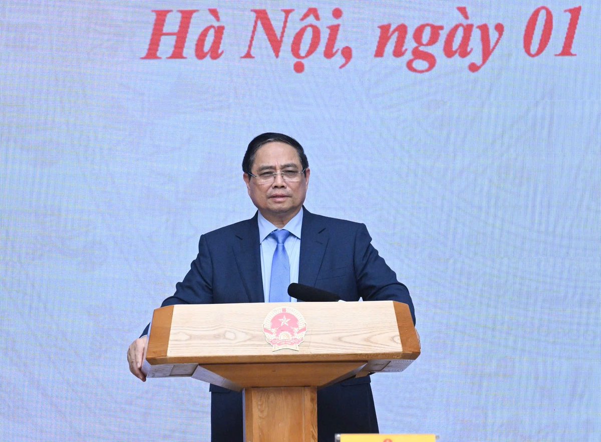 IOMVietNam's tweet photo. @IOMVietNam joined @uninvietnam @ptamesis &amp; PM Pham Minh Chinh at #DRR2026 to drive shift from response to risk reduction, preparedness &amp; anticipatory action. As co-lead of Shelter/NFI in 🇻🇳 &amp; DRR Partnership member, IOM stands with🇻🇳to build a resilient, inclusive future. https://t.co/FBuN1pohiX