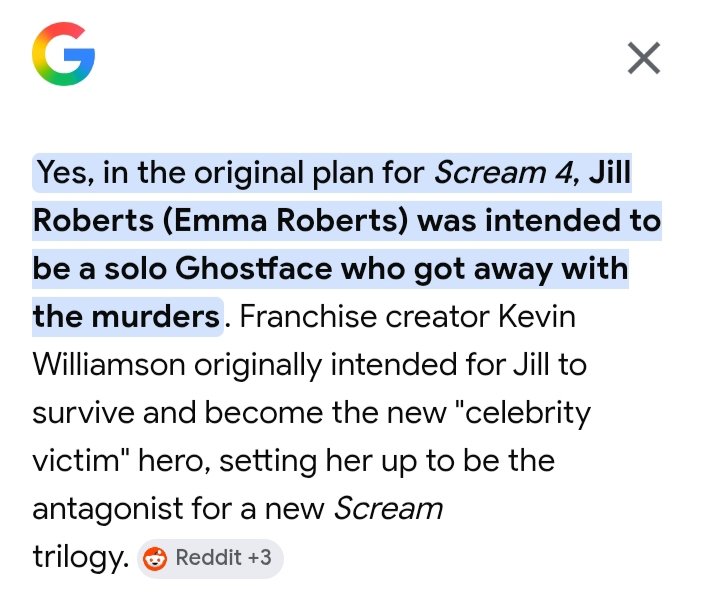 PlayboyBPAC's tweet photo. #UK #Canada #France #Germany #Australia #BlackTwitter
(#Scream fans were ROBBED)
Jill originally was supposed to get away as Ghostface in #ScreamIV & in Scream V confront the new killer.
The "traditional" way messed up everything. They hate NEW. https://t.co/NJdktqgYBT