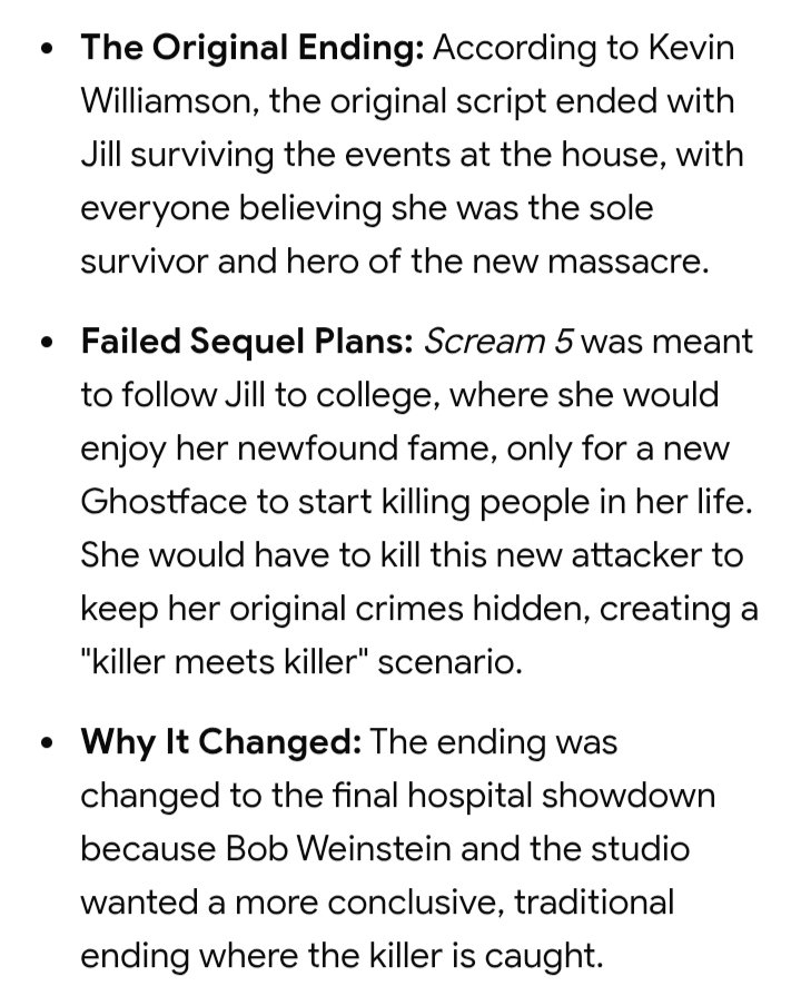 PlayboyBPAC's tweet photo. #UK #Canada #France #Germany #Australia #BlackTwitter
(#Scream fans were ROBBED)
Jill originally was supposed to get away as Ghostface in #ScreamIV & in Scream V confront the new killer.
The "traditional" way messed up everything. They hate NEW. https://t.co/NJdktqgYBT