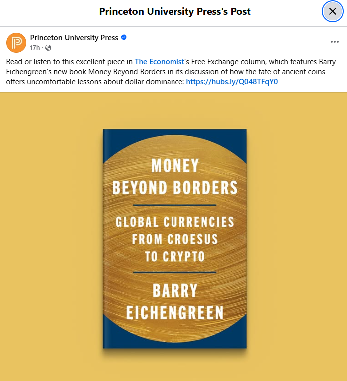 Barry Eichengreen tweet media