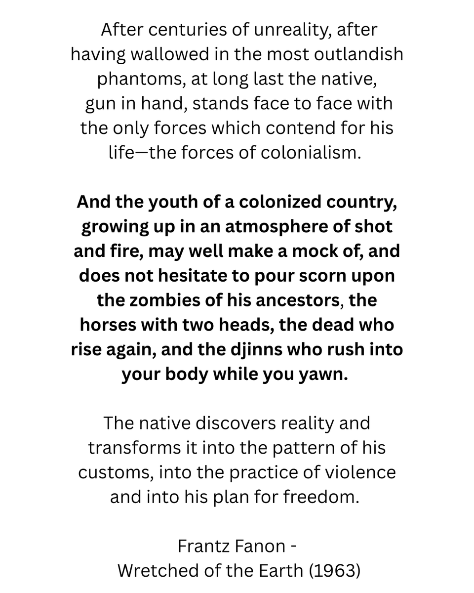 Pravthebear's tweet photo. Wretched of the Earth - Frantz Fanon (1963) https://t.co/UgYcjAt9MW