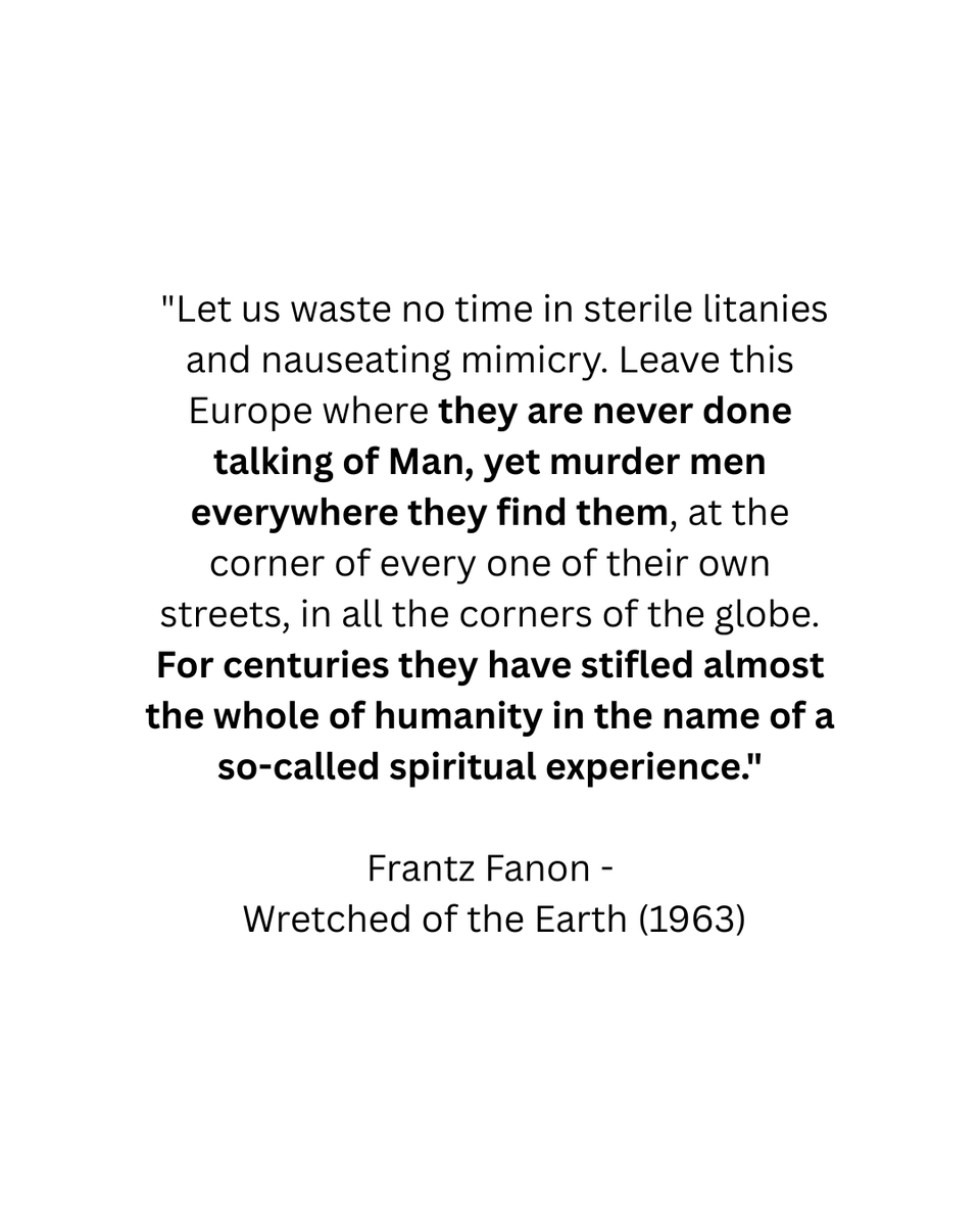 Pravthebear's tweet photo. Wretched of the Earth - Frantz Fanon (1963) https://t.co/UgYcjAt9MW