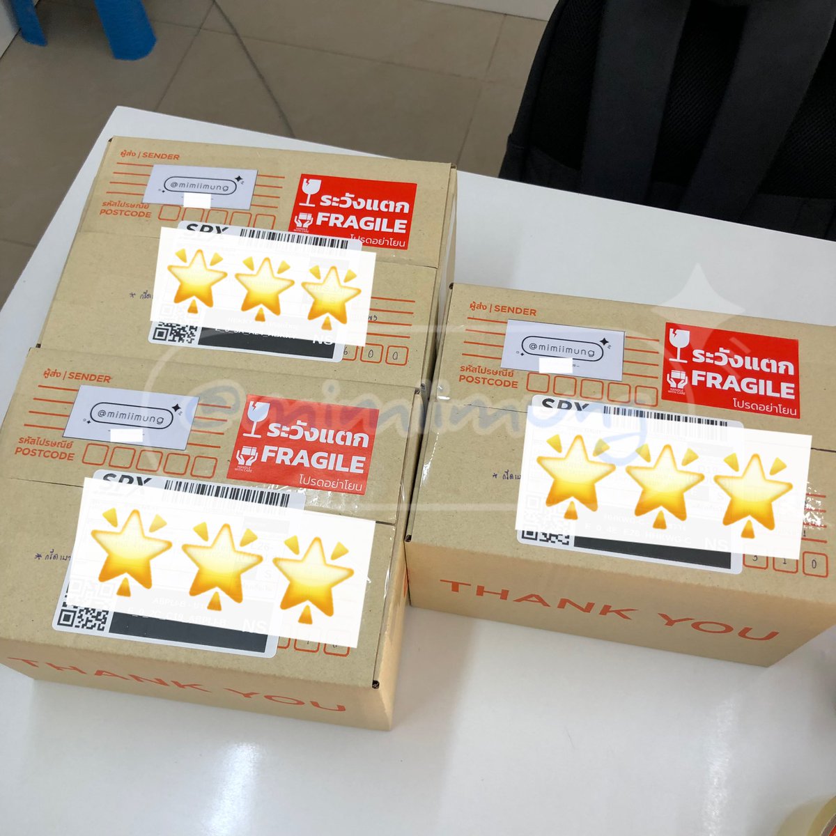 mimiimung's tweet photo. #mimiimaupdate
รอบส่ง 1/04/69

— จัดส่งพัสดุเรียบร้อยแล้วค่า อีกสักครู่มาแจ้งเลขแทรคผ่านทางเดม ระยะจัดส่ง 2 -7 วัน แล้วแต่พื้นที่ สามารถเช็คเลขได้ทาง spx นะคะ📮 https://t.co/5ShjnX0kt3