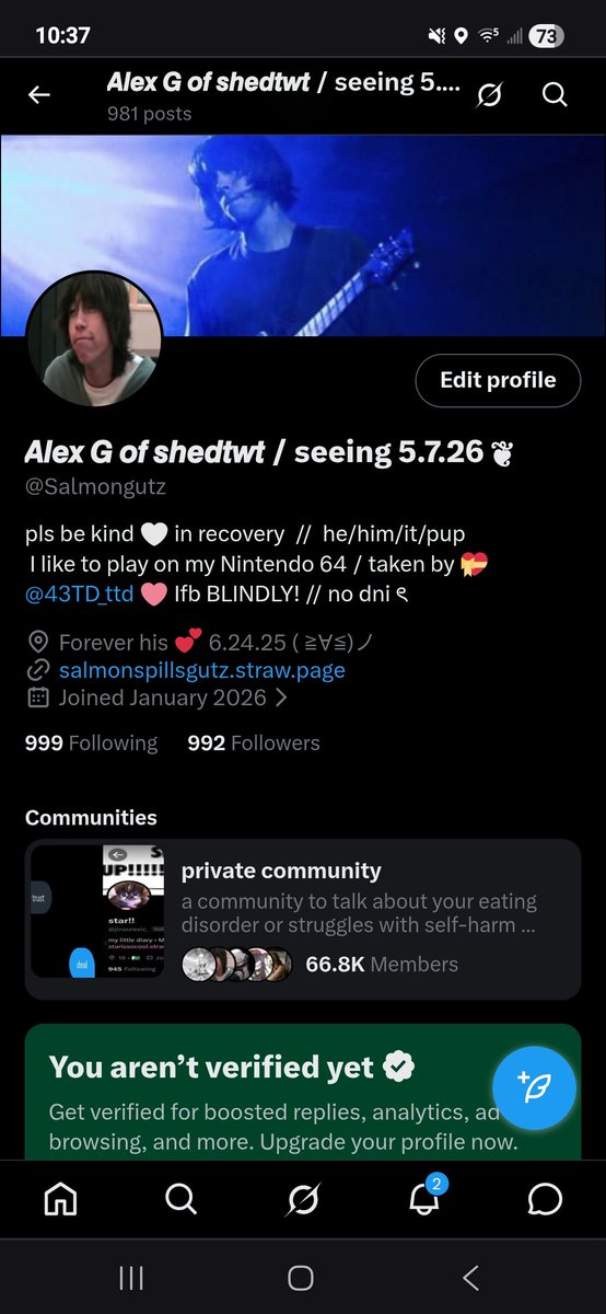 Αℓєχ G σƒ ѕнє∂тωт ✮⋆˙🐾 tweet media