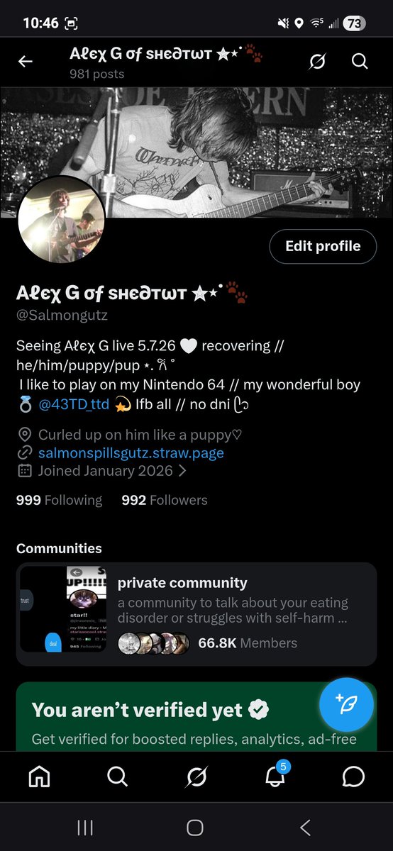 Αℓєχ G σƒ ѕнє∂тωт ✮⋆˙🐾 tweet media