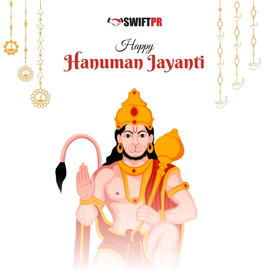 SwiftPR1's tweet photo. "On Hanuman Jayanti, may Bajrangbali bless you with courage, success, and protection from all obstacles." - Happy Hanuman Jayanti

#hanumanjayanti #jaihanuman #lordhanuman #ʜᴀɴᴜᴍᴀɴᴊɪ #hindufestival #spirituality #devotion #bajrangbali #rambhakthanuman https://t.co/0LHWjl4l3B