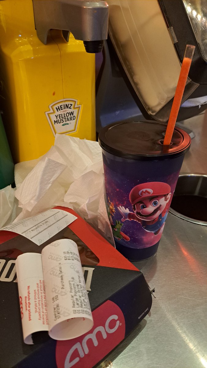 Yesterday night, I went to see The #SuperMarioGalaxy Movie, and as a Mario fan, I have to say it was pretty fun to watch, and had some surprising things I was not expecting (but happy) to see in it! I watched it with my family at a local AMC theater in IMAX, which was great.
