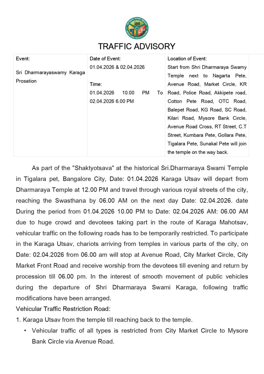 ChamarajapeteTrafficPs tweet media