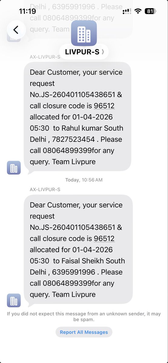 sahil11003's tweet photo. @LivpureSmart What is this first Rahul now faisal, I want to a hindu engineer please https://t.co/71SZydWyOK