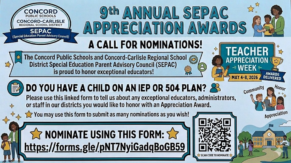 Concord SEPAC tweet media