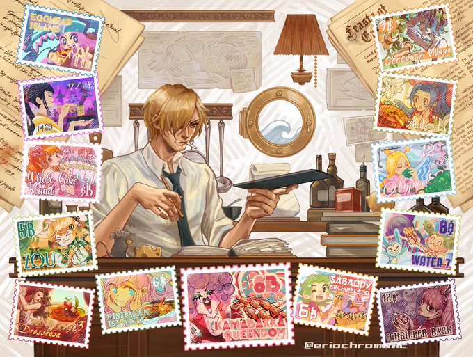 💞memories of all his travels💞

my final piece for Le Grande Bleu sanji zine!! 