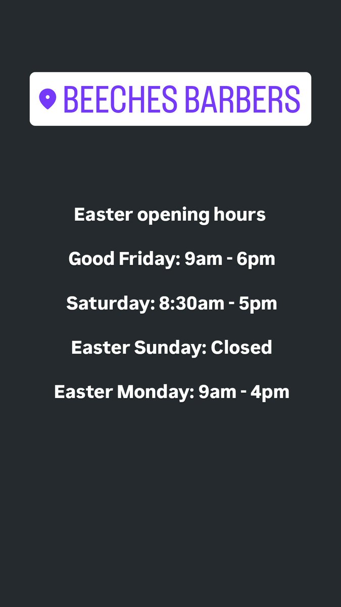 Beeches Barbers tweet media