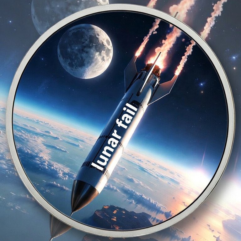 Lunar Fail

embrace the dips, celebrate the flatlines and laugh at the hype we going to the moon again or have we
ever been? empty promises ? we shall see

A4CurNiH2T6HfAeMnCgqCtpXkdiRgvRCydaHsMgkpump