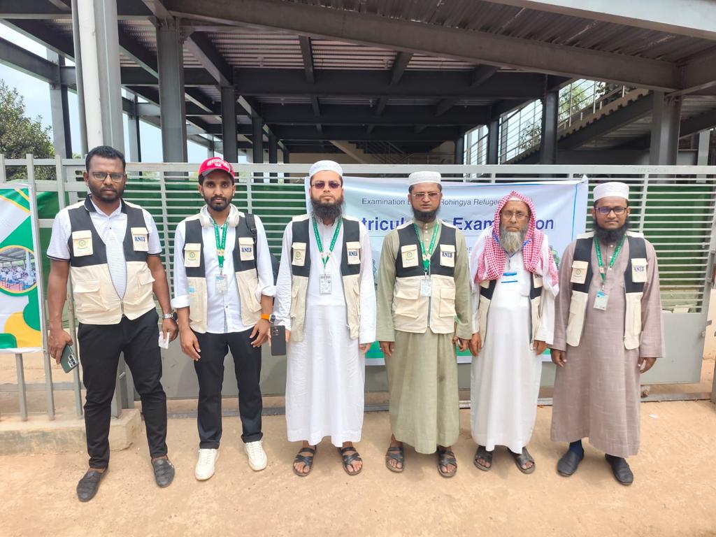 RNEBOFFICIAL's tweet photo. The Rohingya National Education Board (RNEB) and the Examination Board of Rohingya Refugees (EBRR) are jointly conducting visits to the examination centers where the Matriculation Examinations are currently being held.

https://t.co/WH5W0F6tqN https://t.co/4V9PFK8tlq