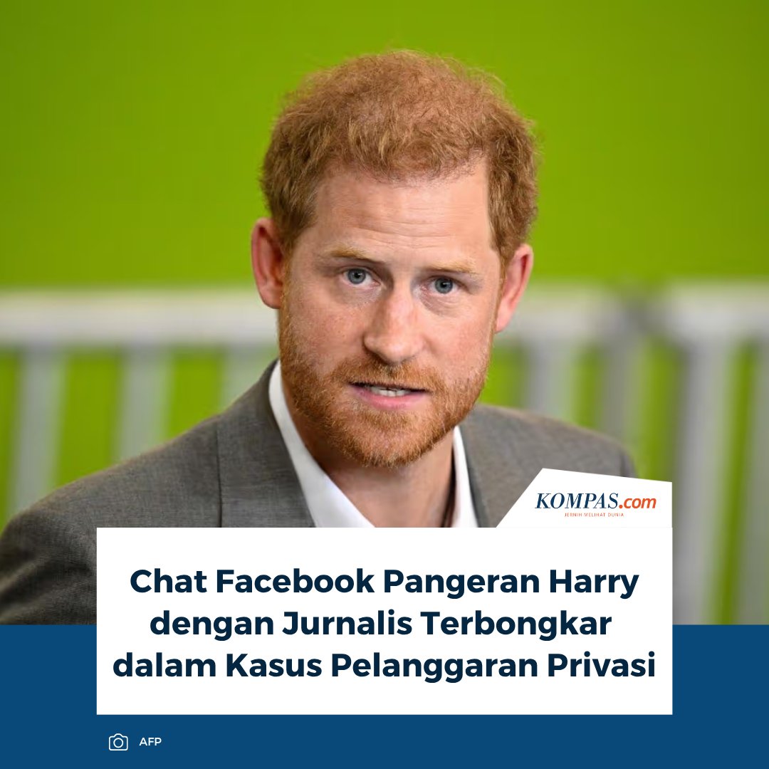 kompascom's tweet image. Pangeran Harry mengungkap bahwa dirinya sempat bertukar pesan pribadi dengan seorang jurnalis selama beberapa minggu tanpa mengetahui identitas sebenarnya.

👉🏻Baca selengkapnya  kompas.com/hype/read/2026…

~AM #PangeranHarry #Facebook #Jurnalis