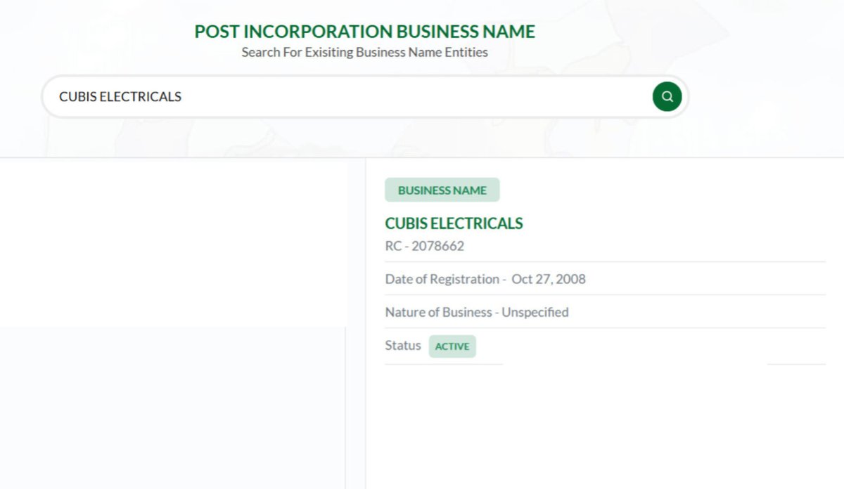 247cconsulting's tweet photo. Partner's 17 Years Annual Returns and Status Report processed ✅

- CUBIS ELECTRICALS

Business Status: ACTIVE

Filing Annual Returns keeps your business ACTIVE https://t.co/dVZ70ATKec