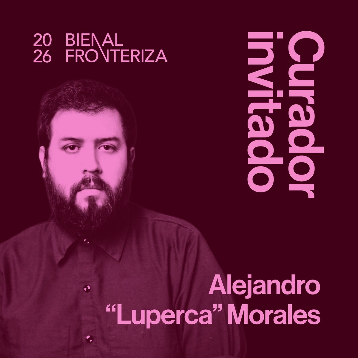 MuseoArteCDJ's tweet photo. La Bienal Fronteriza 2026 presenta a su comité curatorial, integrado por Adriana Miramontes Olivas y Alejandro “Luperca” Morales, cuyas trayectorias articulan investigación, práctica artística y pensamiento crítico en torno al contextos de frontera. https://t.co/3NSyM1FbkU