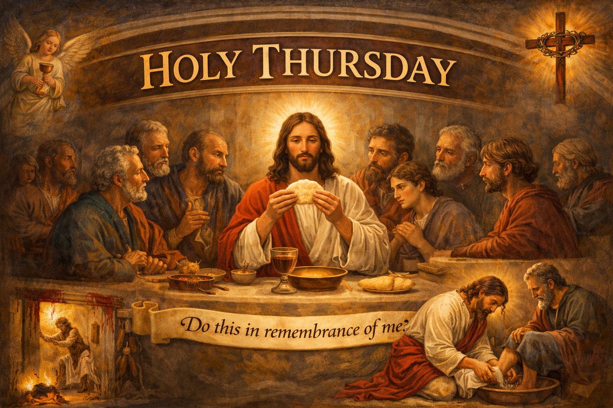 AJANCenter's tweet image. This #HolyThursday Fr. Cornelius Apili, SJ., invites us to rediscover the deeper meaning of the Paschal mystery beyond routine and ritual.
May we rediscover its meaning and ask: what has changed in us?
Read in full: ajan.africa/the-paschal-my…

#PaschalTriduum #FaithInAction