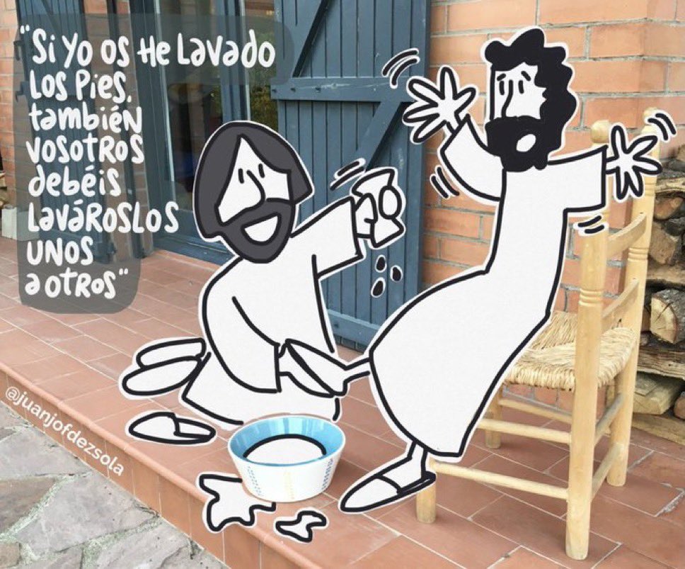 juanjofdezsola's tweet image. #PascuaATuAlrededor 
#JuevesSanto

"Si yo os he lavado los pies, 
también vosotros 
debéis lavároslos 
unos a otros"

El servicio hecho 
con buena disposición 
da sentido a la vida.

#VisualThinking #Pascua
#SemanaSanta #DIBUPA