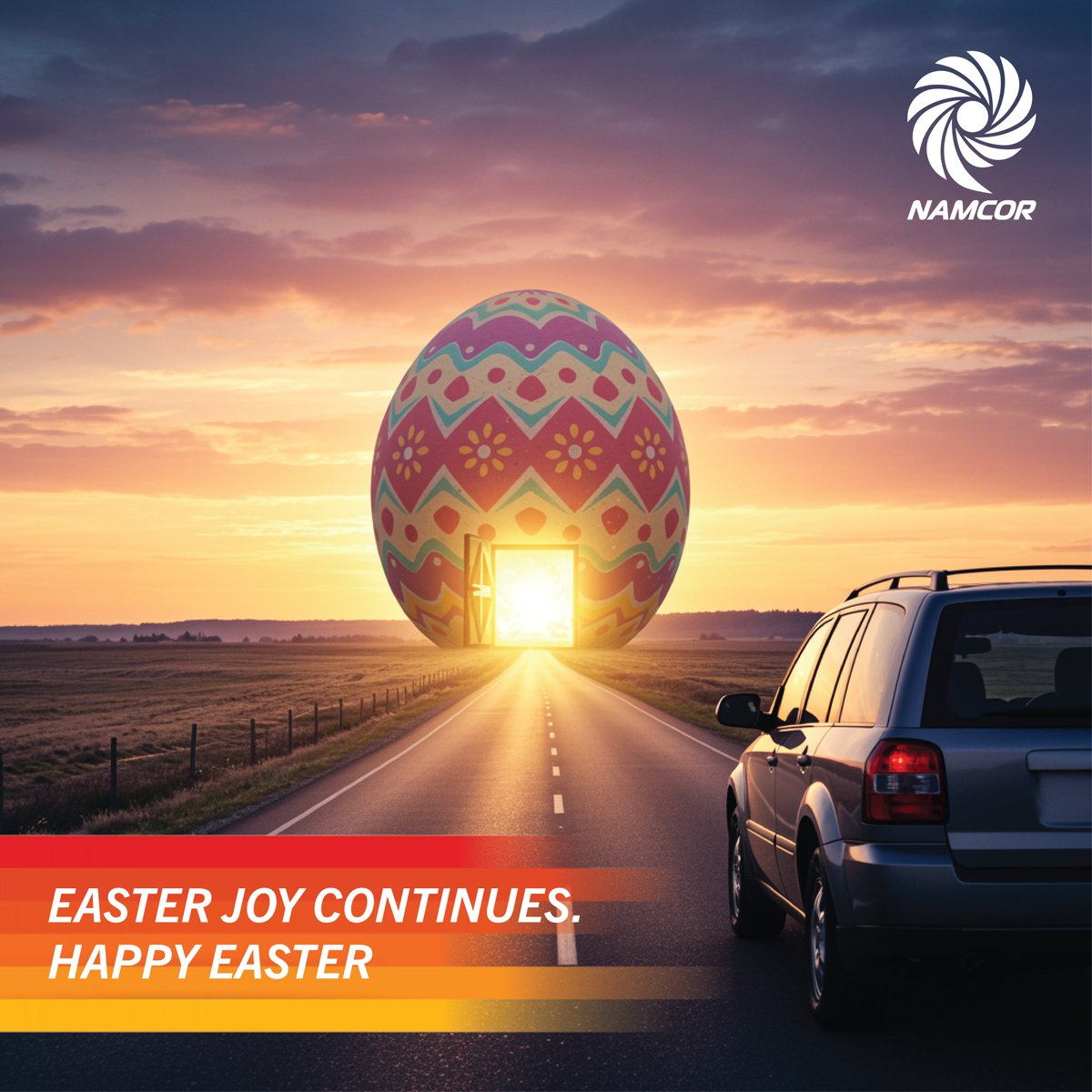 NamcorNamibia's tweet photo. The Easter spirit continues — a time for family, rest, and safe travels. Wherever the road takes you, NAMCOR is here to keep you moving. Enjoy looking for Easter Eggs this weekend!

#EasterMonday #NAMCOR #SafeTravels #NamibiaRoads #FamilyTime https://t.co/LP1gCUDiXh