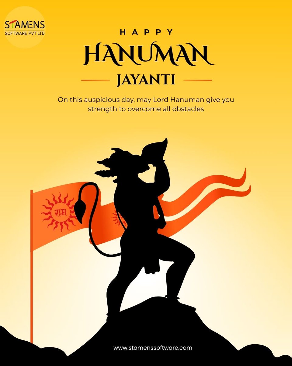 StamensSoftware's tweet photo. Strength in faith.
Power in humility.
Victory through devotion.
Jai Bajrangbali 🚩🔥
Happy Hanuman Jayanti 🙏

#HanumanJayanti #JaiShreeRam #Bajrangbali https://t.co/YlVVNkt6cz