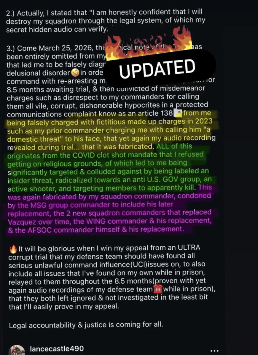 Lance Castle tweet media