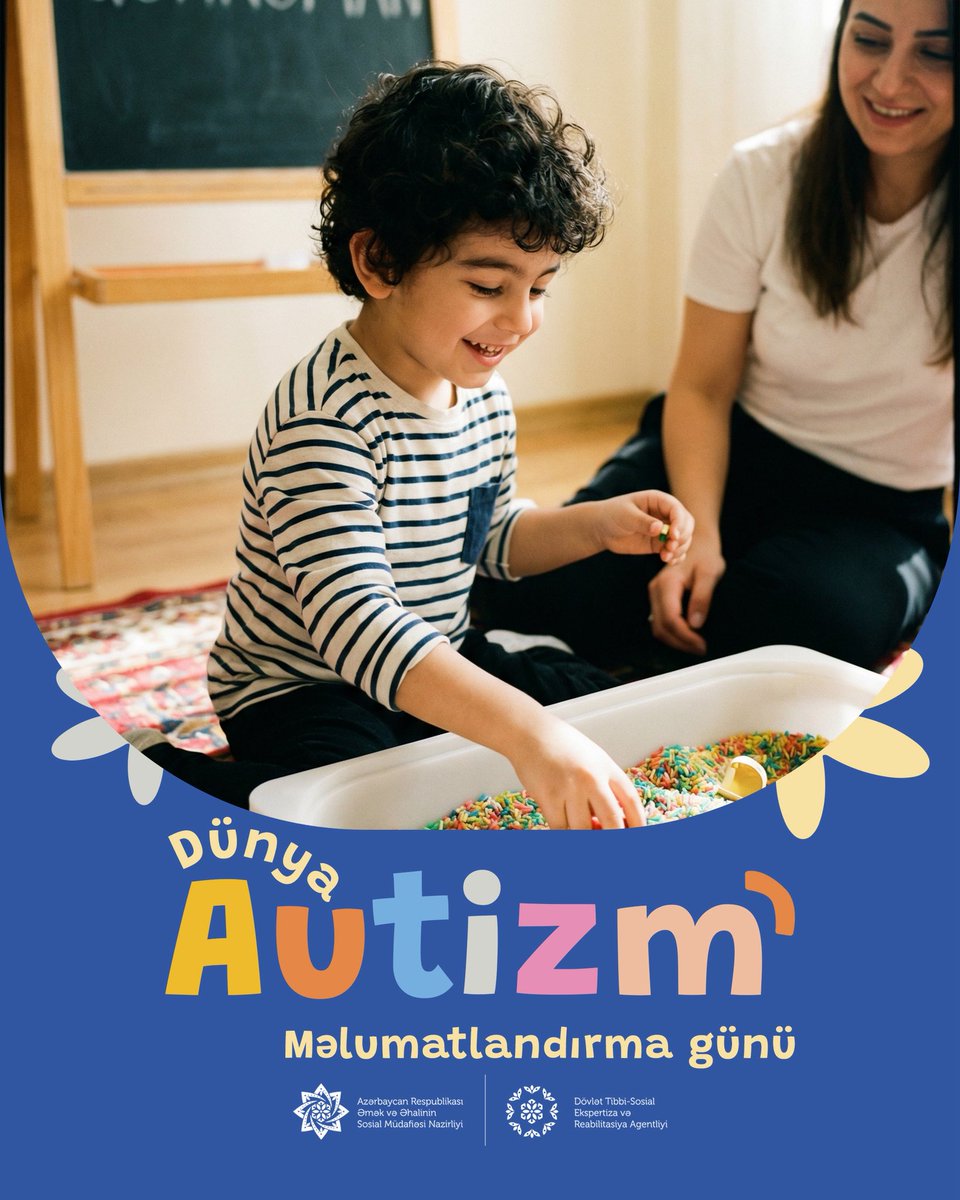 dtsera_gov_az's tweet photo. 🔸 2 Aprel – Dünya Autizm Məlumatlandırma Günüdür.

#ƏƏSMN #DTSERA #2Aprel #Autizm https://t.co/AbMx5NQAEG