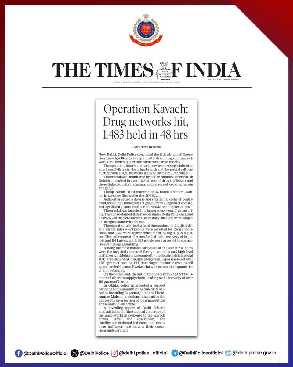 Delhi Police tweet media