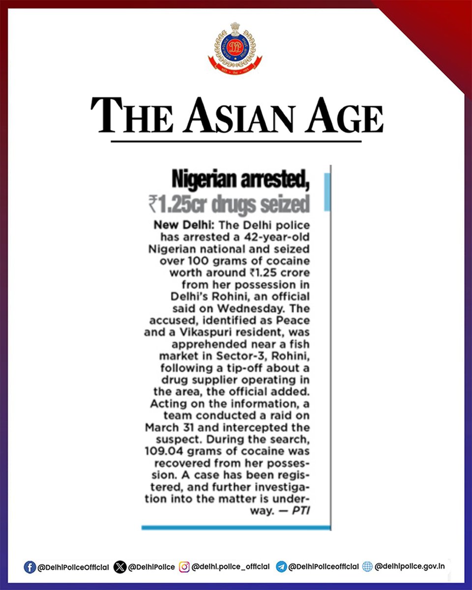 Delhi Police tweet media