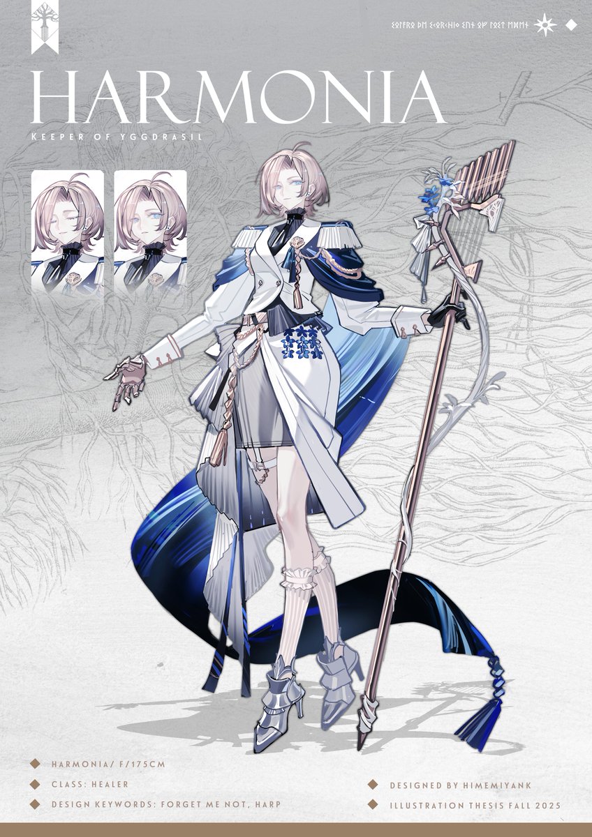 himemiyank's tweet photo. 2025 Thesis character design pt.3 https://t.co/8fpmuVC3Zn