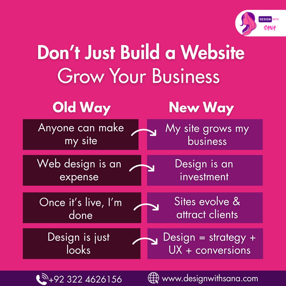 designwiths's tweet image. Turn your website into a high converting client magnet

Stop settling for average websites

Design With Sana builds results driven websites that attract trust and convert visitors into clients

 designwithsana.com
.
.
.
#WebDesign #UIUX #DigitalGrowth