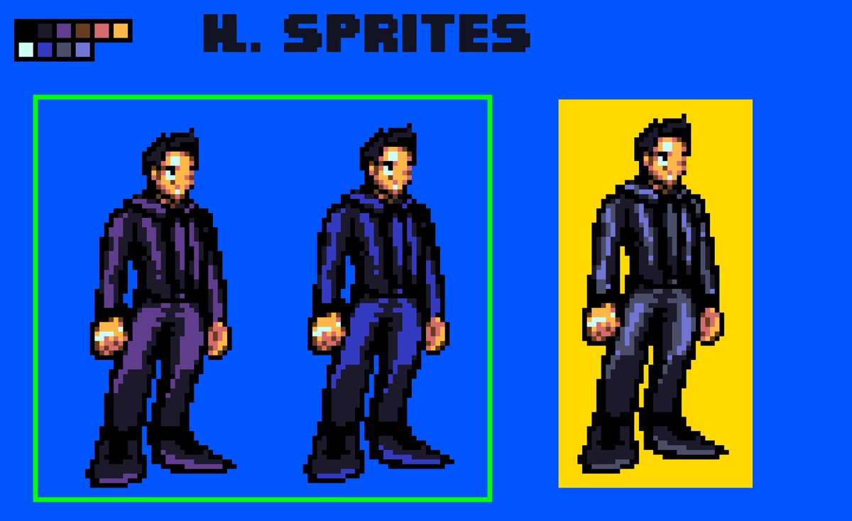 hl08717's tweet photo. Estilo HL Sprites actualizado 💯🌀
#pixelart #sprites #SpriteArt #HLStyle #ドット絵 #PixelArt #SpriteArt  #GameDev  #RetroArt  #2DArt #GameArt #SpriteSheet https://t.co/lSikykngVs