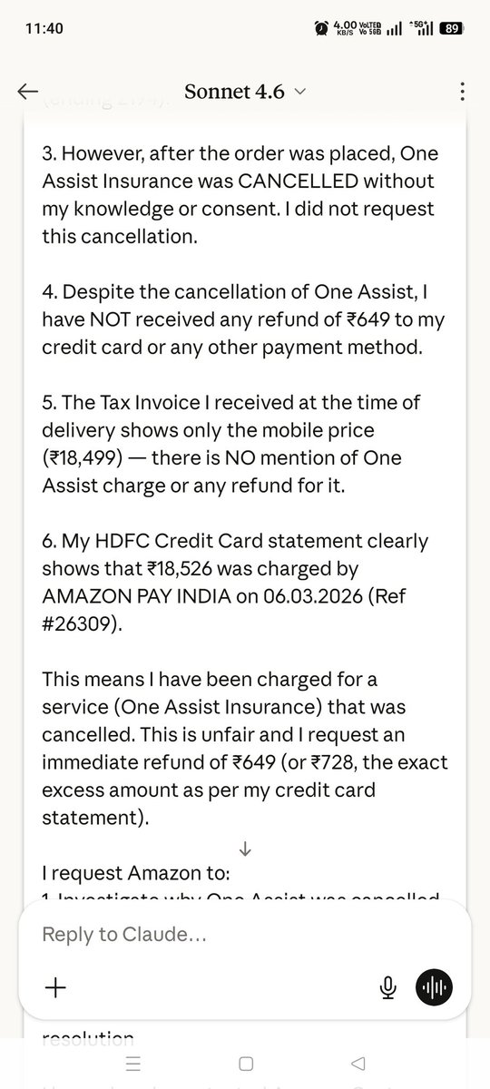 RameshVelishala's tweet photo. @AmazonHelp Please listen my problem https://t.co/OrekeRFjhu
