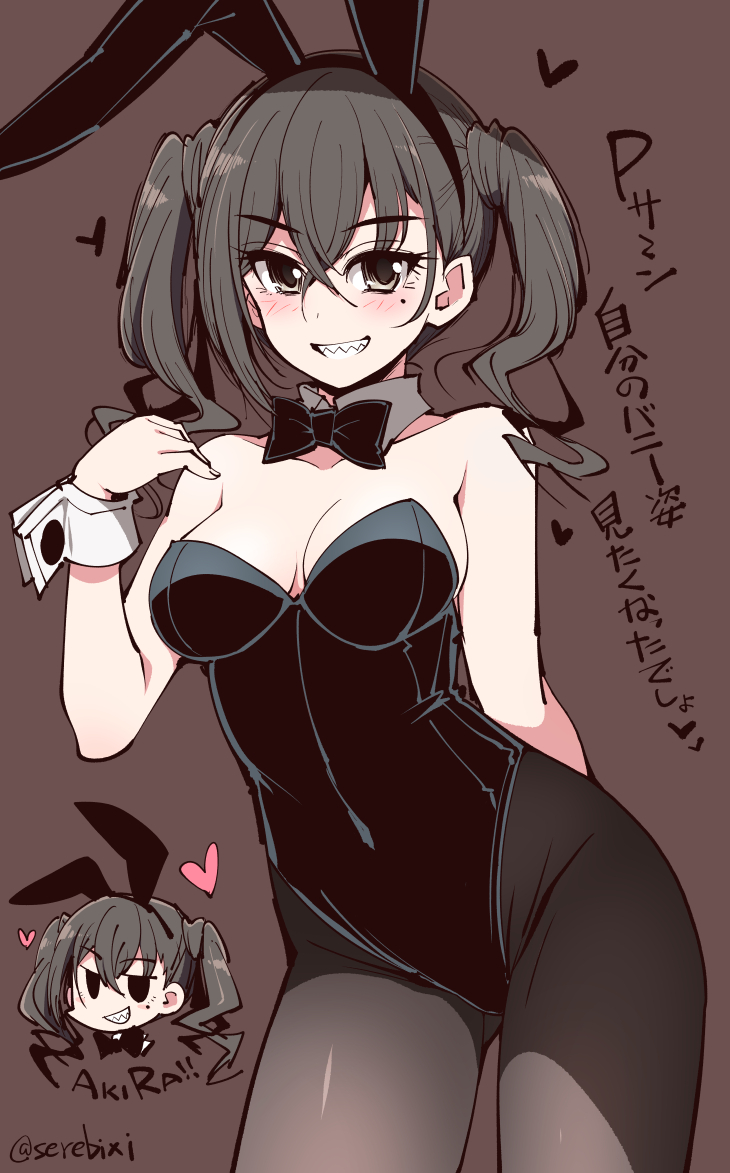 【シンデレラガールズ絵】
定期的に砂塚あきら描きたい・・・
特にバニバニ・・・好き 