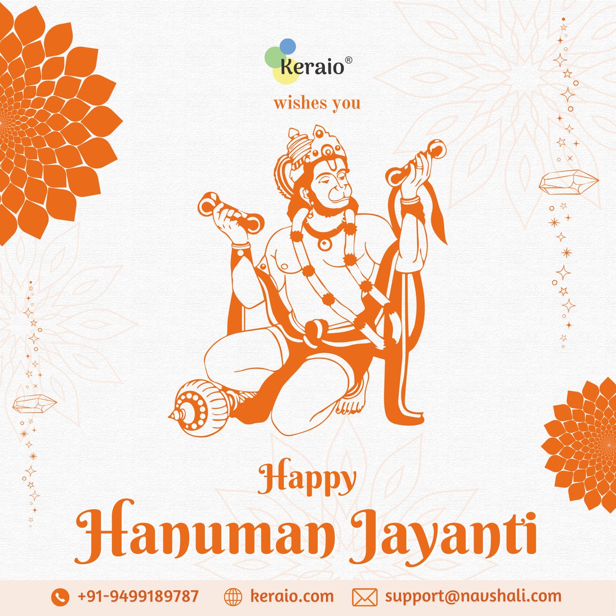 KeraioIN's tweet photo. May the divine light of Lord Hanuman guide you toward peace, prosperity, and unparalleled strength. 🙏🚩
Happy Hanuman Jayanti to all!

#HanumanJayanti #JaiHanuman https://t.co/pFr0YZf9zC