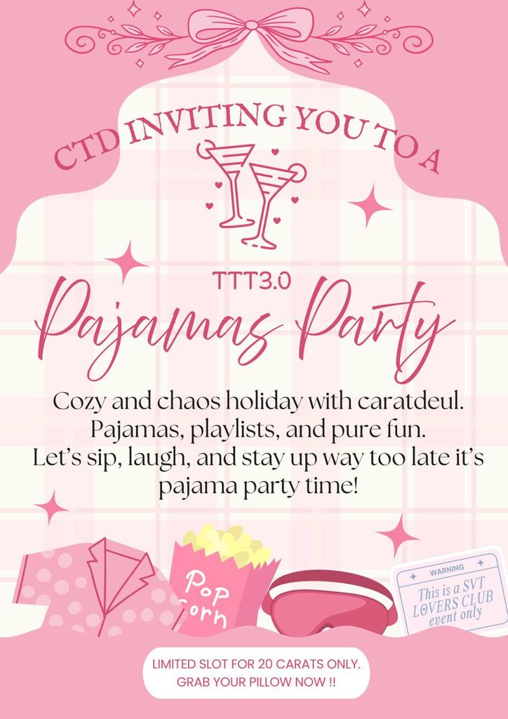yoomyhanniehae's tweet photo. 💎SHOUT OUT TO MALAYSIAN CARATs !!
TTT IS BACK AGAIN WITH A NEW EDITION!! 👀
Spots are limited — book yours now! 🔥

📍Malacca
🗓️  11-13 sept 2026
💎 20 slot only !!

#svt #pasarseventeen #pasarsvtmy 
🙏🏻 HELP RT https://t.co/M3w8cNFVcY