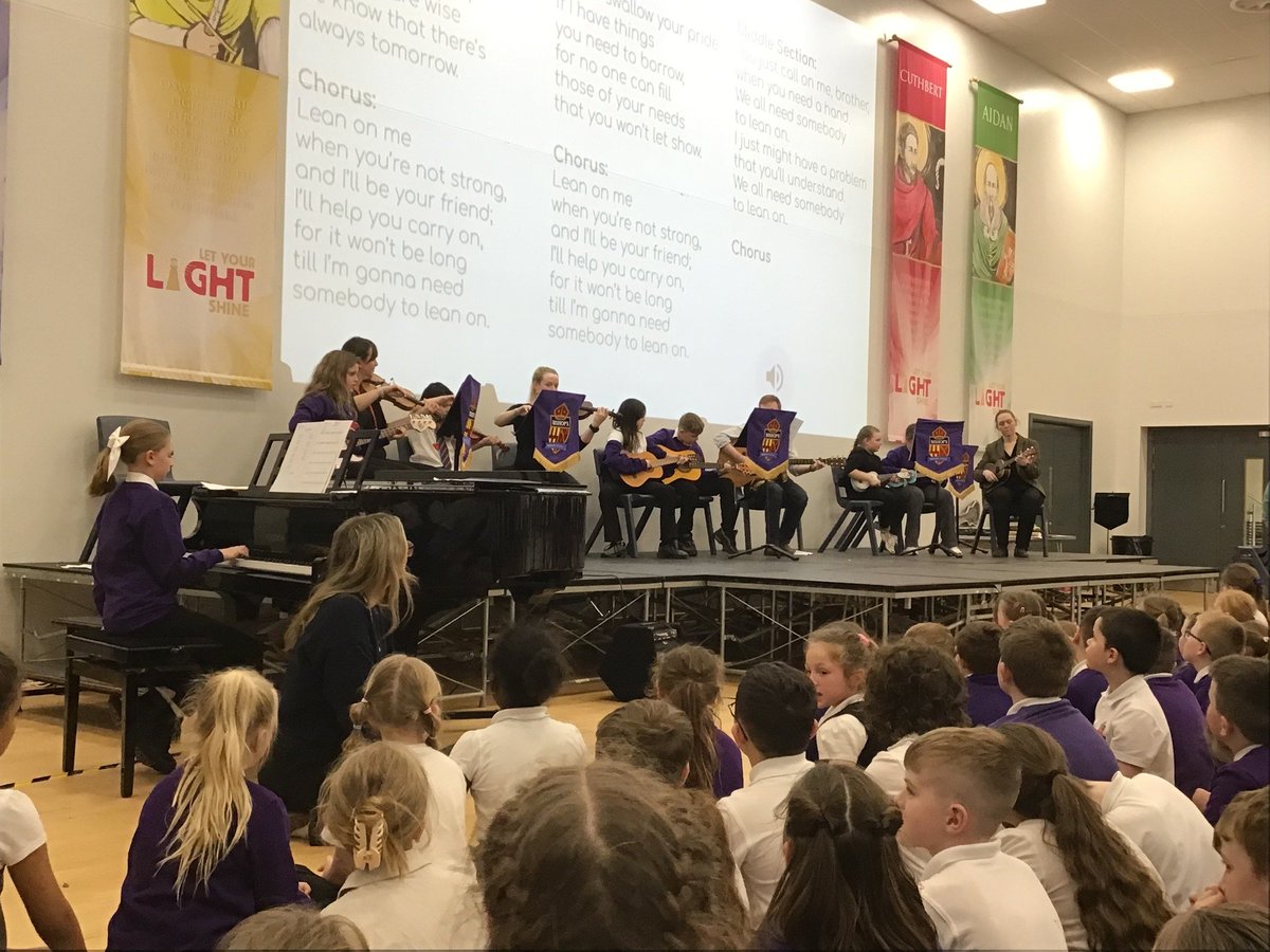 NCEA_Bishops's tweet photo. A big well done to over 100 of our children who performed so brilliantly in our #MusicShowcase - we're very proud of you! @NCEAMusic @NCEA_Trust https://t.co/eWNm2mf8SC