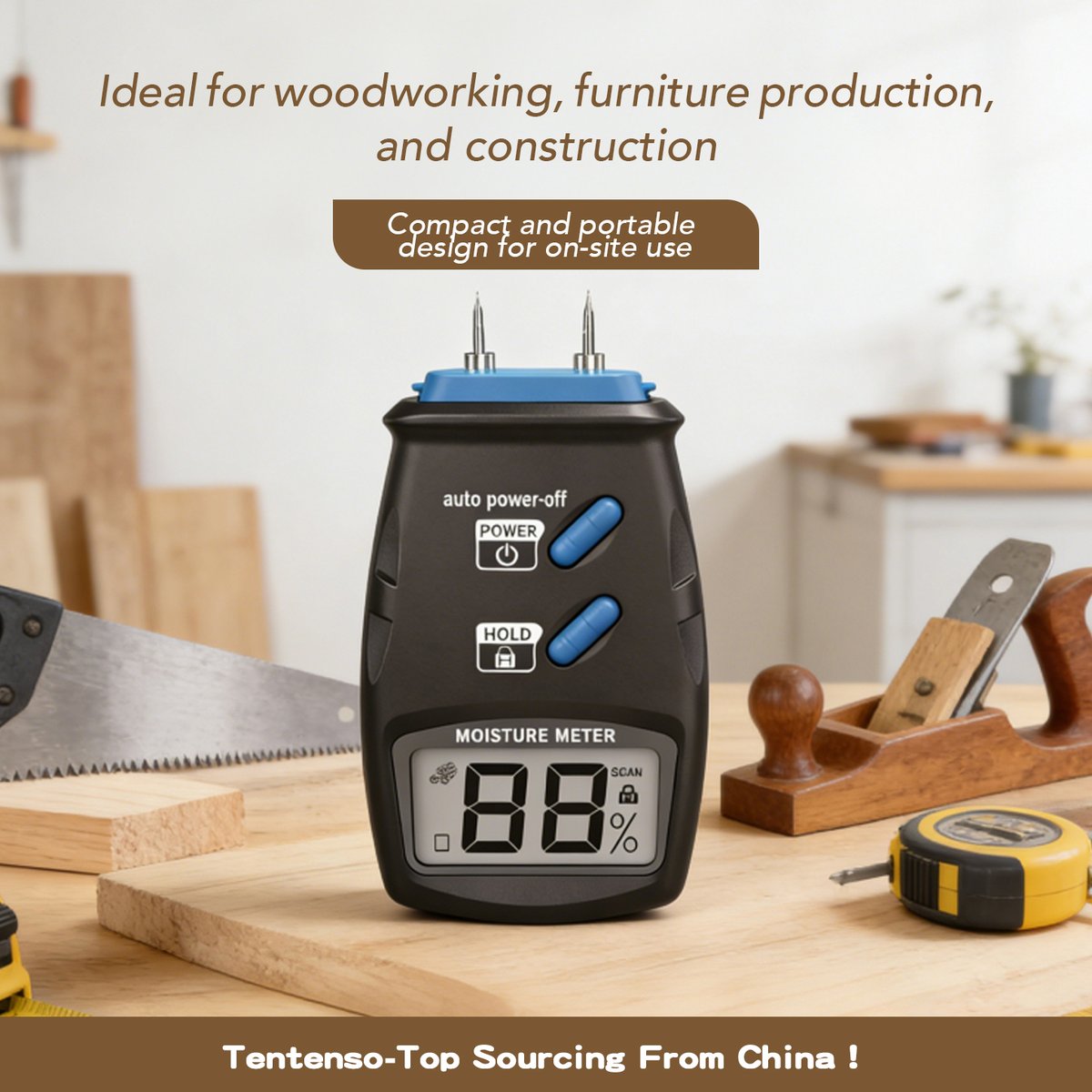 Peter_Ajs's tweet photo. 3-in-1. Pocket-Sized. 📏

Meet the TENTENSO MD-828. The ultimate mini moisture meter for wood, building materials, and ambient testing.

✅ Precision
✅ Portable
✅ Pro

Get the data you need, right in your pocket.

#AJS #TENTENSO #MD828 #WoodWorking #Tools https://t.co/LgG08Rrwye