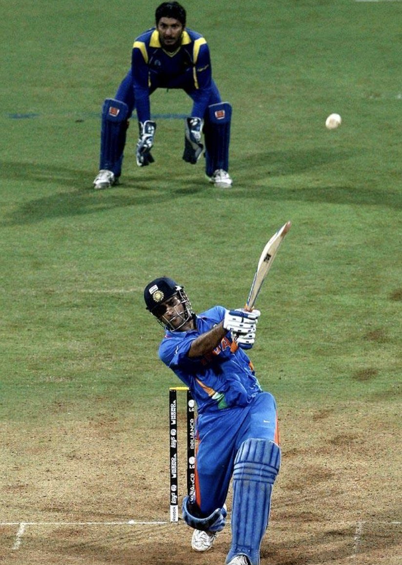 mshivs's tweet photo. Can’t believe it’s been 15 yrs 🫣 
No win I’ve witnessed so far matches the significance and emotion of this one. Thank you @msdhoni bhai ❤️ #CWC2011 https://t.co/AR2uEitHYv