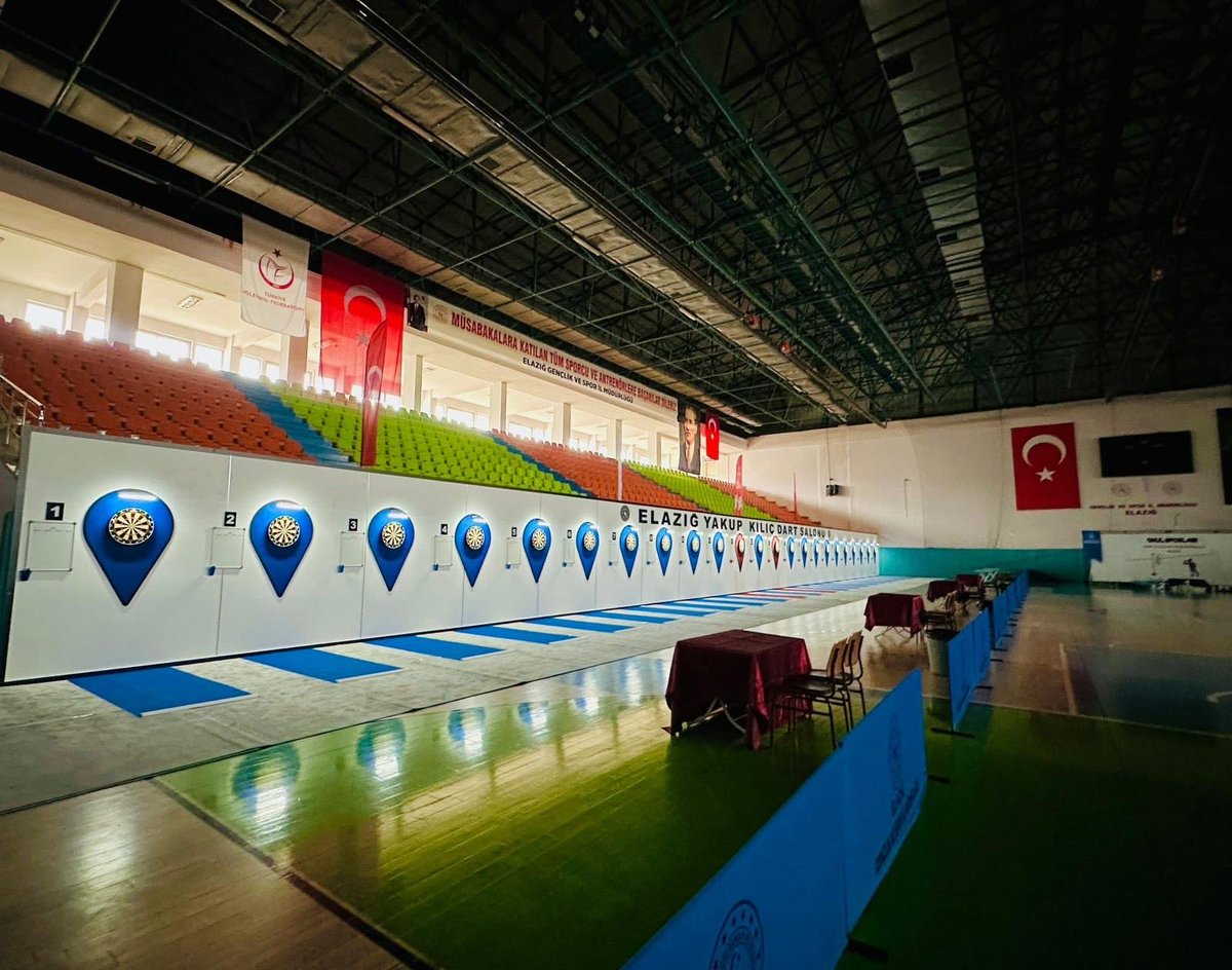 GSB_Elazig's tweet photo. 🎯 TÜRKİYE’DE BİR İLK…

Okul sporları için kurulan en profesyonel Dart Salonu Elazığ’da…

Elazığ Dart Okul Sporları Bölge Müsabakalarına hazırız.👌🏻 https://t.co/lqQEFguiYm