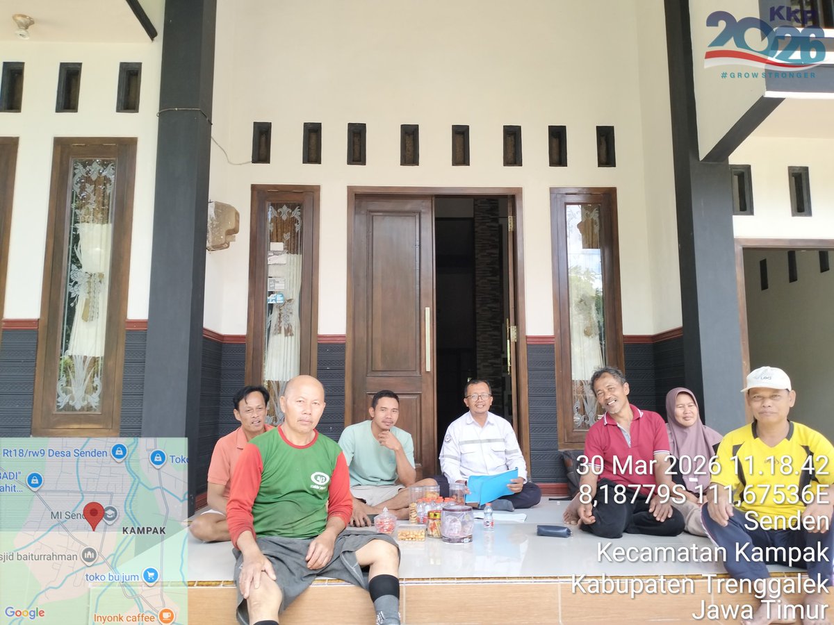 ibnu_m3's tweet photo. Senin (30/03/2026), Ibnu Mas'ud,S.Pi, Luhkan Kab. Trenggalek. Pertemuan rutin dan pembinaan kelompok di Poklahsar Mina Merta Ds. Senden Kec. Kampak.
#GiatLuhkanSatminkalBwi https://t.co/f09fnZNvFL