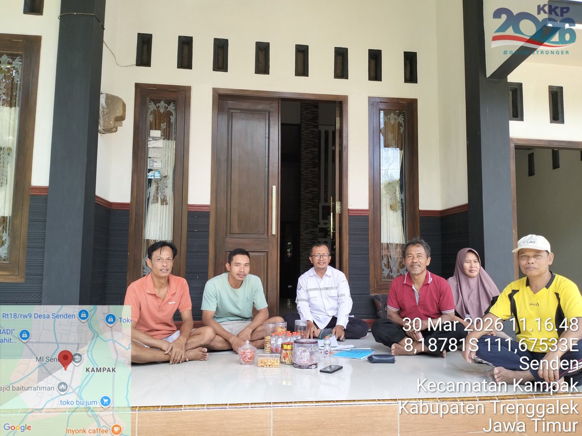 ibnu_m3's tweet photo. Senin (30/03/2026), Ibnu Mas'ud,S.Pi, Luhkan Kab. Trenggalek. Pertemuan rutin dan pembinaan kelompok di Poklahsar Mina Merta Ds. Senden Kec. Kampak.
#GiatLuhkanSatminkalBwi https://t.co/f09fnZNvFL