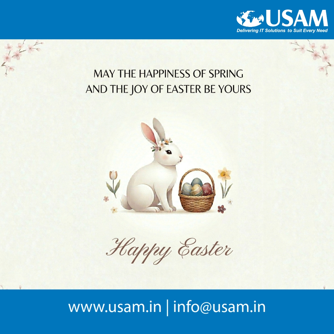 UsamTech's tweet photo. Wishing you a joyful Easter filled with hope, renewal, and new beginnings.
May this season inspire fresh ideas, growth, and success.

#Easter #NewBeginnings #Growth #Renewal #Success #usam https://t.co/e5hQL3CU29